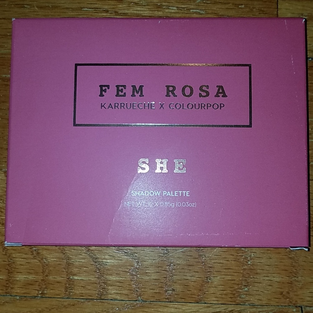Colourpop Fem Rosa SHE Palette
